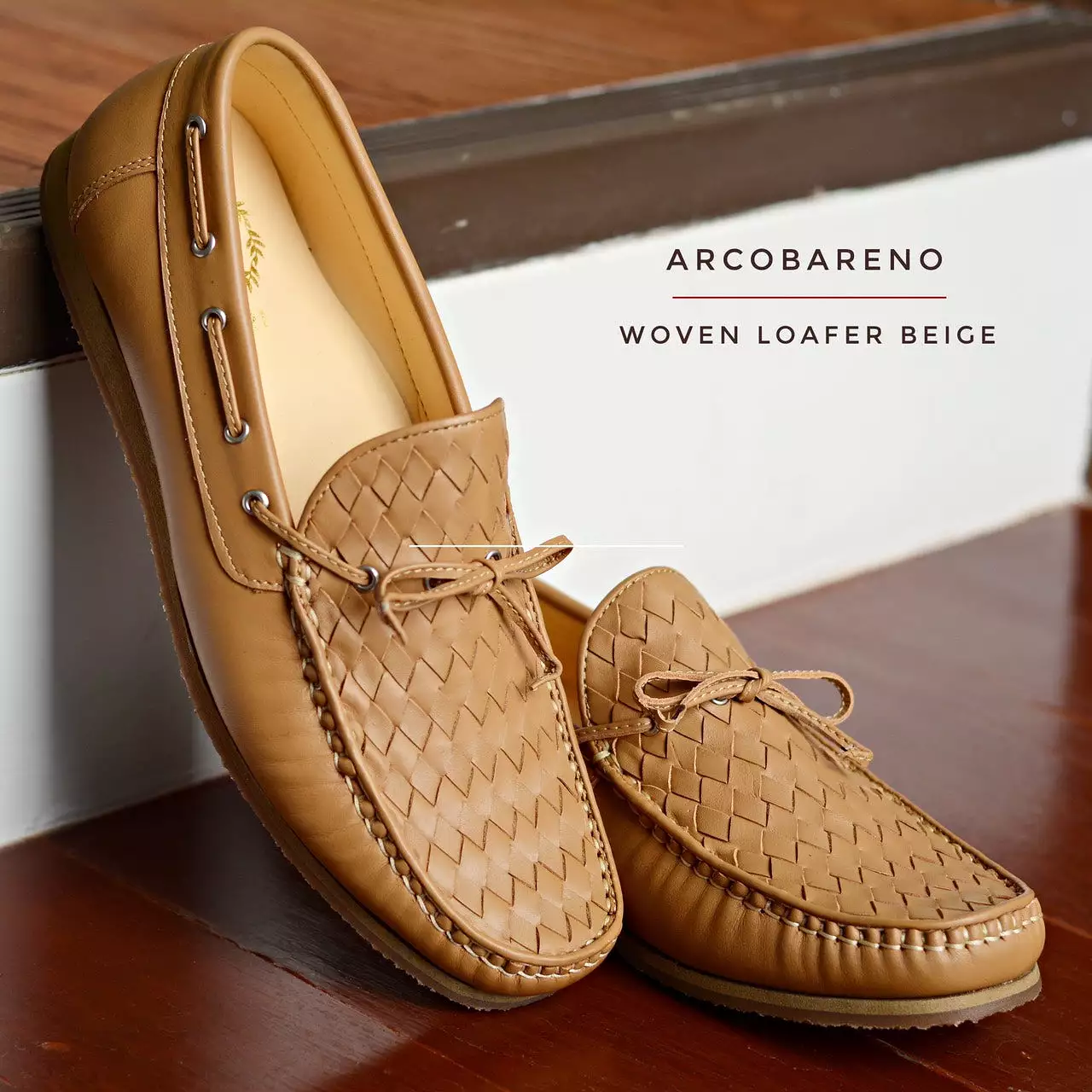 W821 Classic Woven Loafer Matt Beige