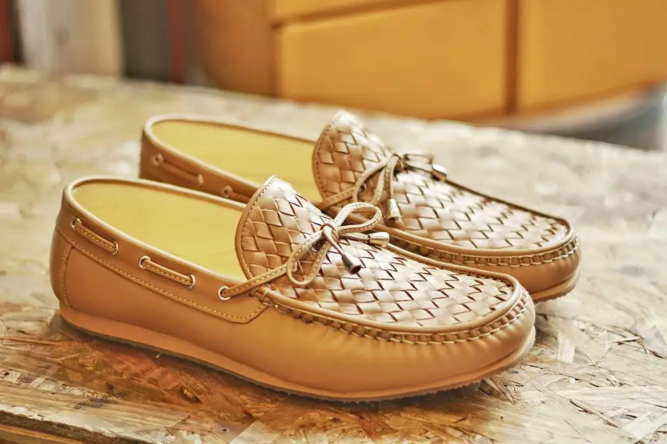 W821 Classic Woven Loafer Matt Beige