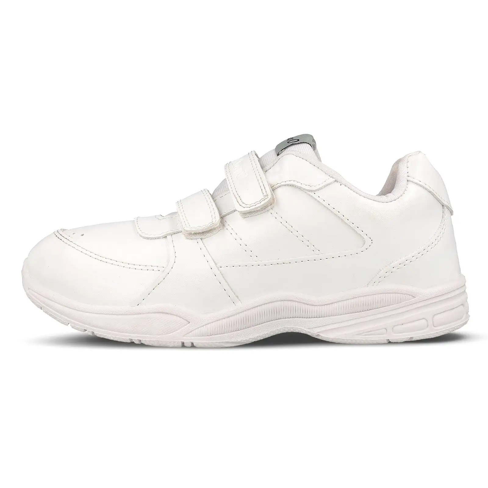 Walkaroo Kids School Shoes - 570 White