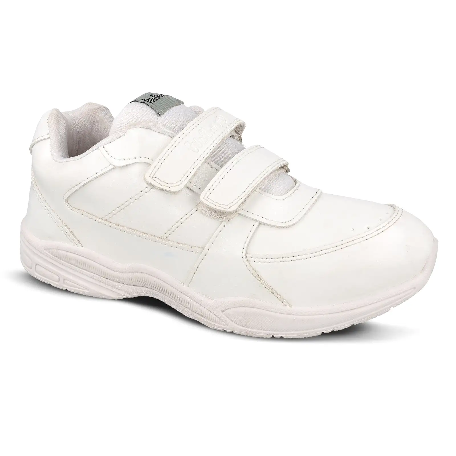 Walkaroo Kids School Shoes - 570 White