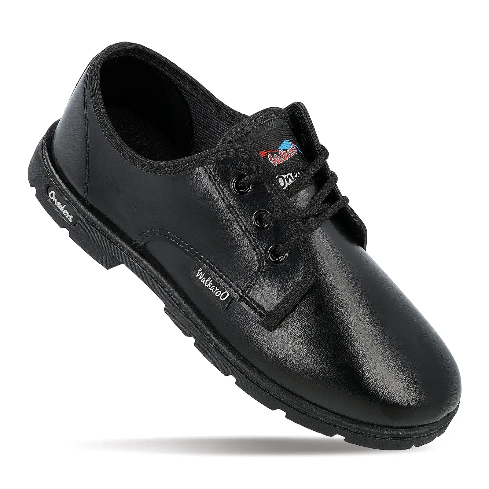 Walkaroo Kids School Shoes - WV521 Black