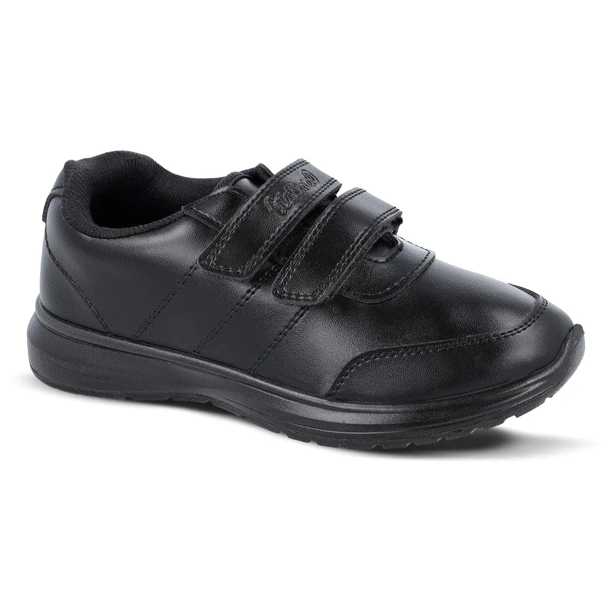 Walkaroo kids School Shoes -WV502 Black