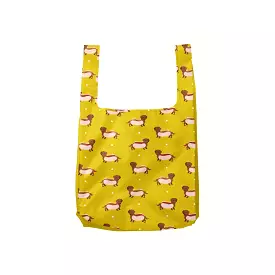 Weiner Dog Foldable Nylon Tote